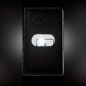 🍄 NWT Phone Card Wallet Pouch Stick On Back Of Phone Brown OneTres Slim Brown